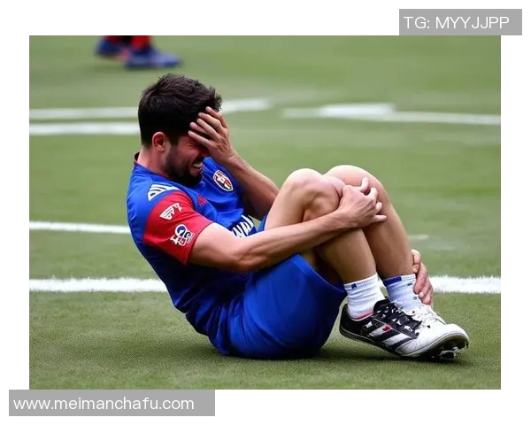 足球明星扎绷带的瞬间捕捉展现运动员坚韧不拔的精神与拼搏意志